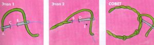 Стебельчатый шов, вышивка для начинающих, декоративные швы